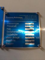 H Frame Hydraulic Press SALOMON HPS 220 2012-Photo 6