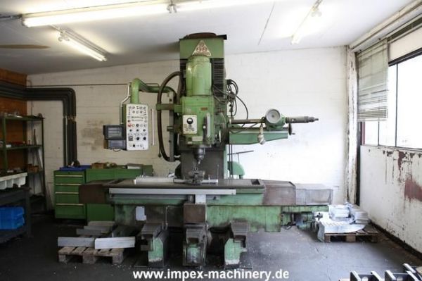 Vertical Milling Machine DROOP RHEIN FS 100 1985