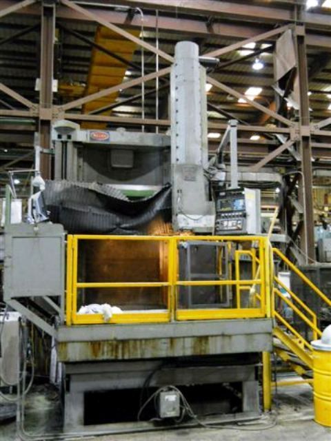 CNC Vertical Turret Lathe BULLARD DYN-AU-TAPE 2 1980