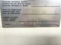 Universal Milling Machine JARBE F50 1990-Photo 8