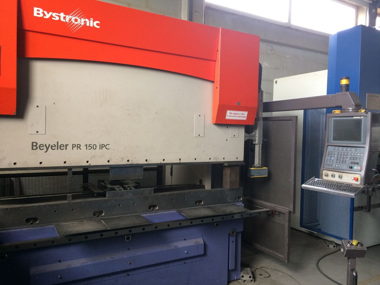CNC Hydraulic Press Brake BYSTRONIC Beyeler PR 150 IPC