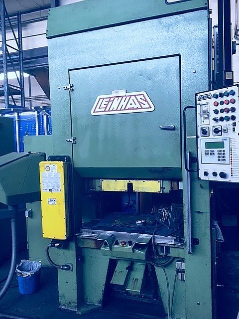 Pressa idraulica a due montanti BRUDERER  -  LEINHAAS DDP 2 / R 09 / 80 H 1991