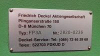 CNC frézka DECKEL FP3A CNC 1988-Fotografie 3