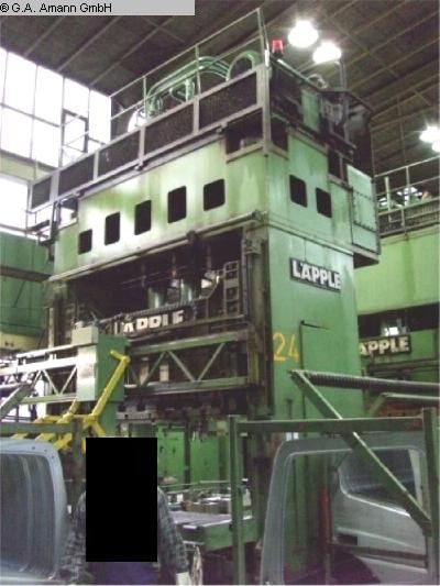 H Frame Hydraulic Press LAEPPLE ZEH 750 1976