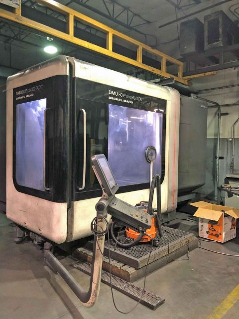 Mașină de frezat CNC DMG MORI DNU 80P duoBlock 2012