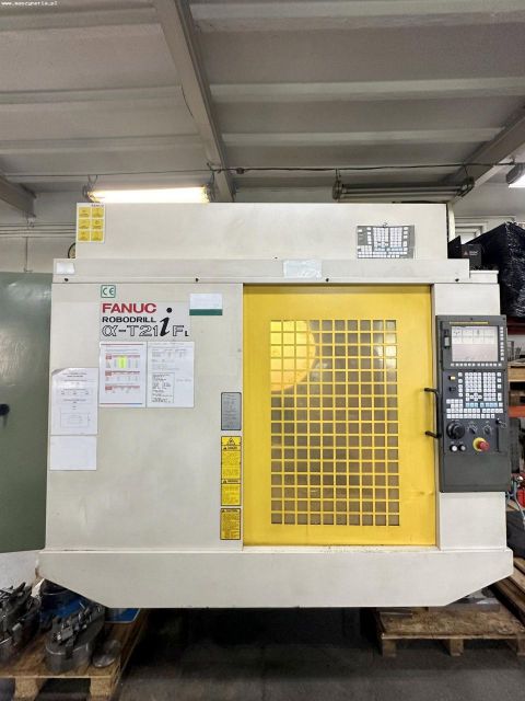 CNC Vertical Machining Center Fanuc ROBODRILL ALPHA T21iFL 2008