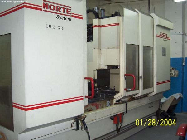 CNC horisontalt maskineringssenter NORTE VS 800 1991