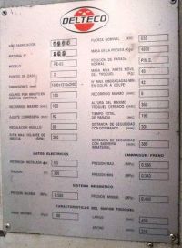 Εκκεντρικός τύπος DELTECO PE-63 1998-Φωτογραφία 2