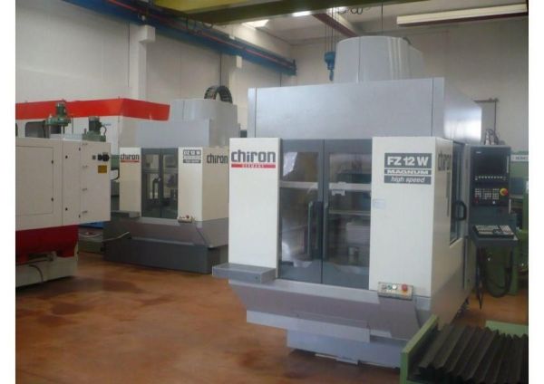CNC Vertical Machining Center CHIRON FZ 12 W MAGNUM HIGH SPEED 1998