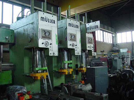C Frame Hydraulic Press Müller CAZ 40 1984
