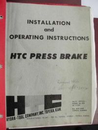 Hydraulic Press Brake HTC 150-MS 1984-Photo 8