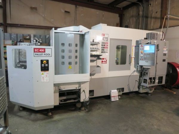 CNC vízszintes megmunkáló központ HAAS EC-400 PP 2009