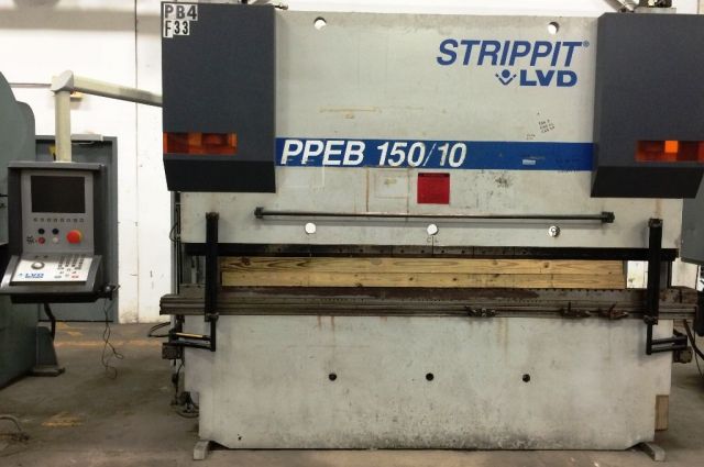 Prensa plegadora hidráulica CNC STRIPPIT LVD PPEB 150 BH 10 2000