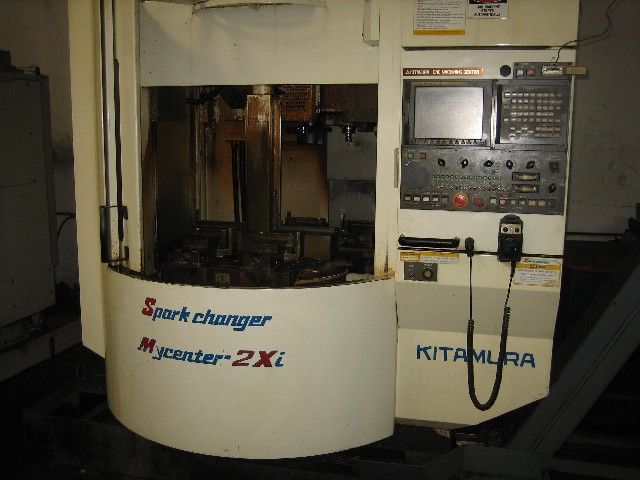 Centro de mecanizado vertical CNC KITAMURA MYCENTER 2 Xi SPARKCHANGER 2001